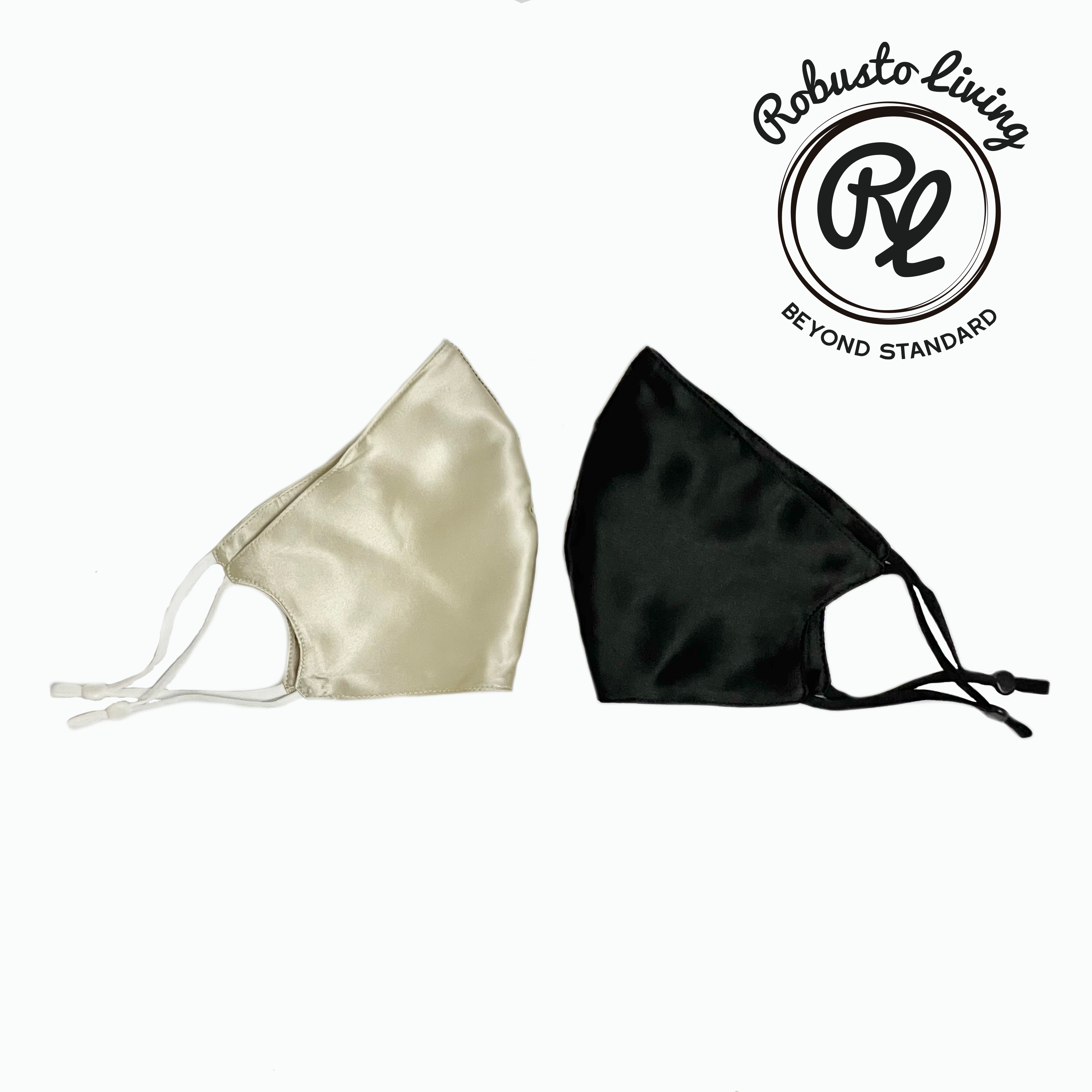 Silk Face Mask - Gold