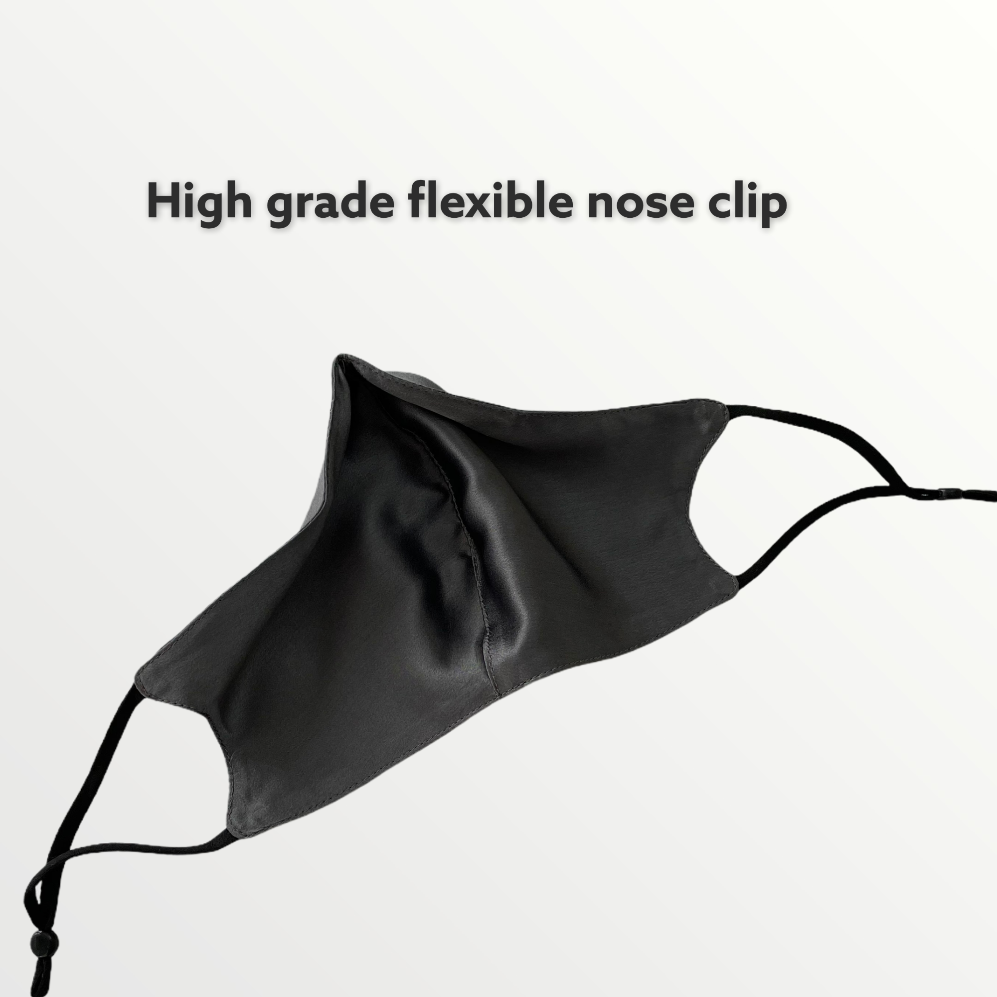 Silk Face Mask - Gray