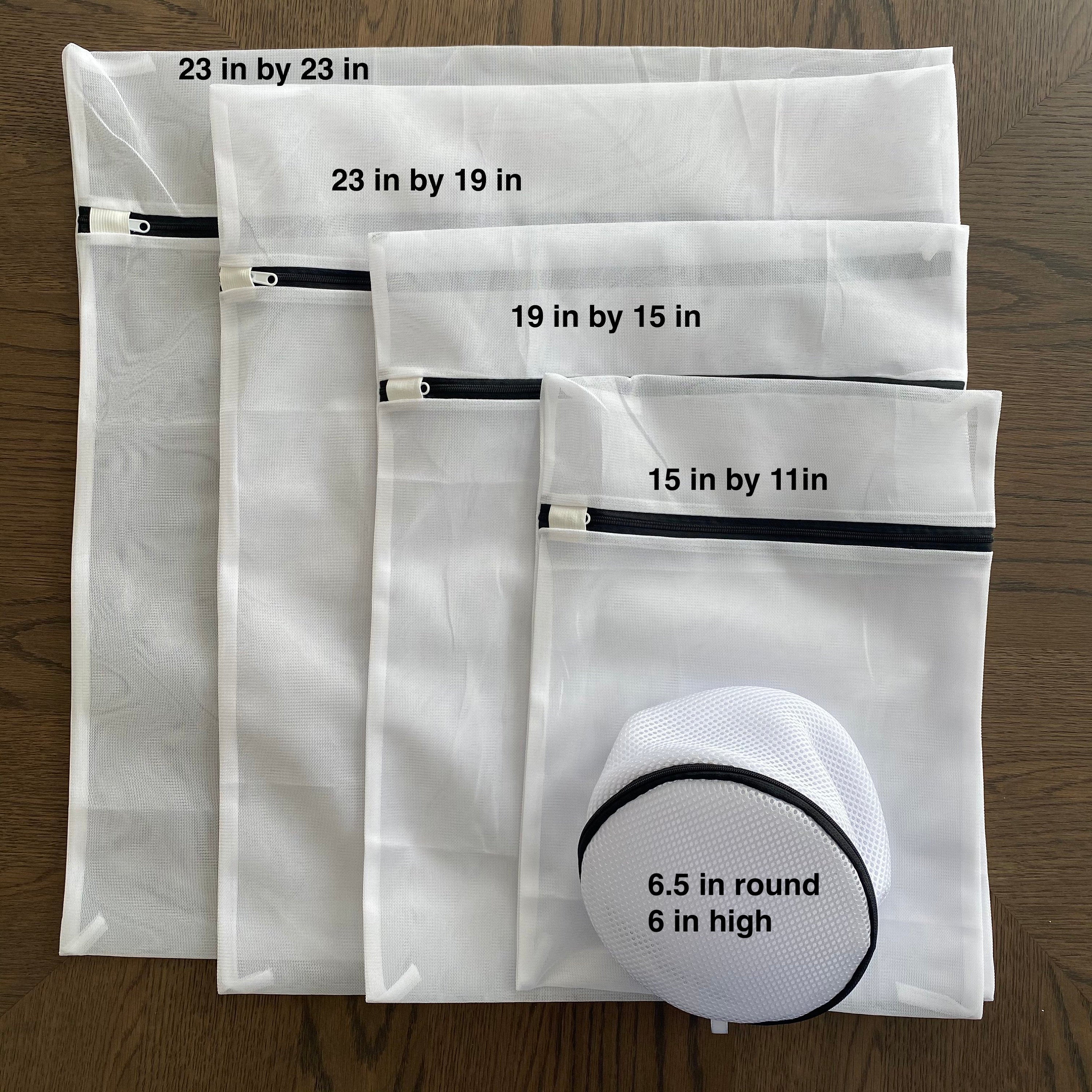 Pack of 2 Premium Mesh Laundry Bag with Autolock Zipper - Delicates Bag for Washing Machine - Clothes Storage Bag