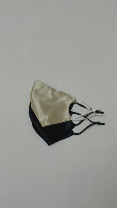 Silk Face Mask - Gold