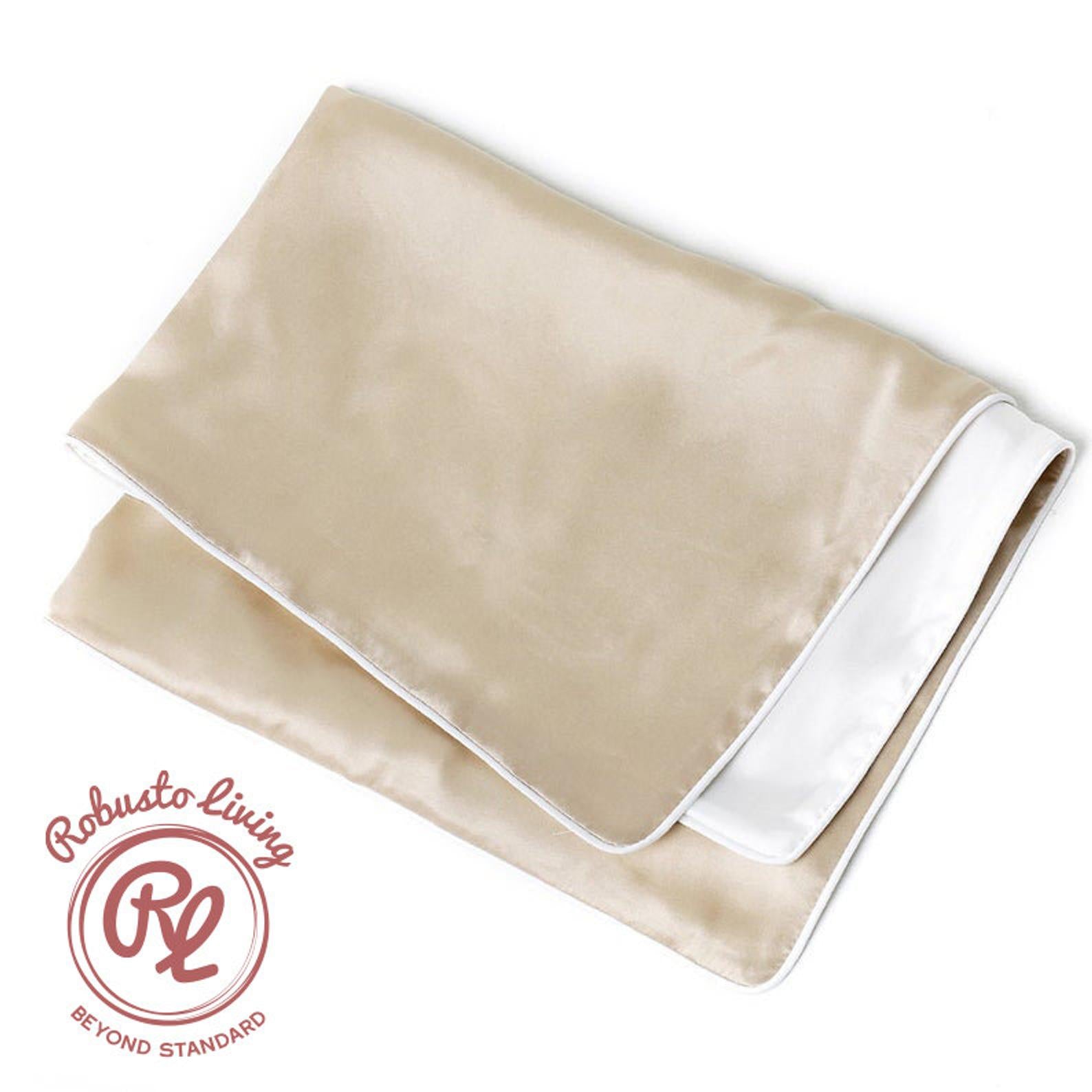 100% Silk Pillowcase - Champagne Gold